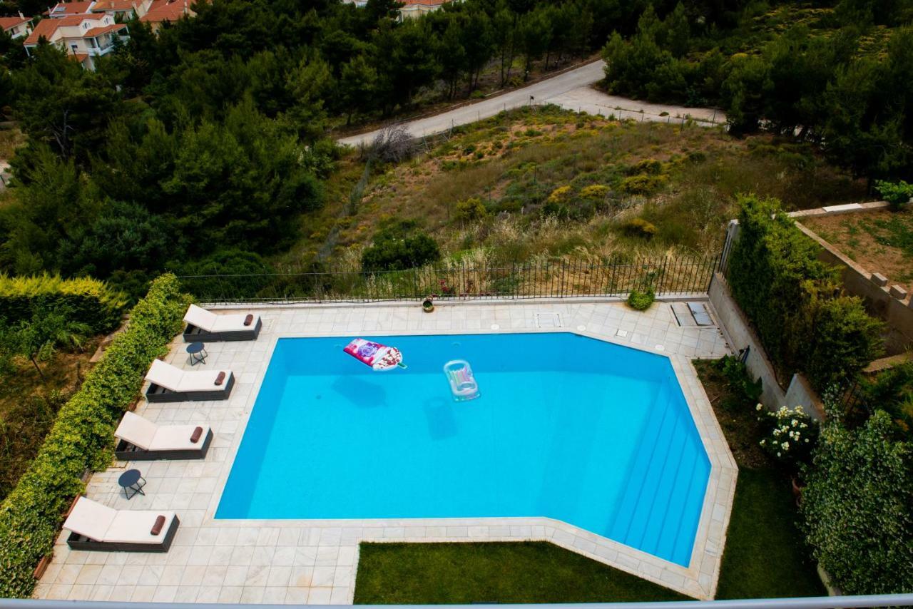 Villa Olympia Vip Dhráfi Exterior foto